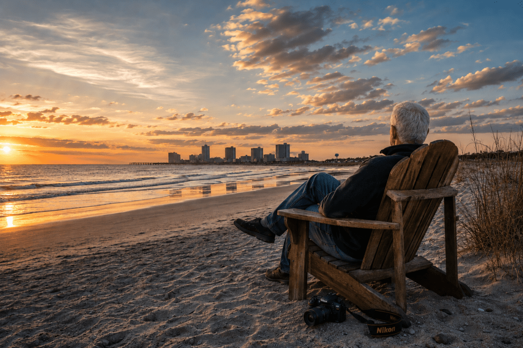 guy at the coast